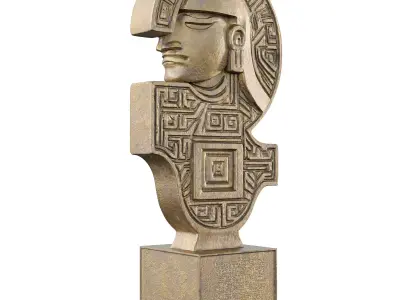Ancient old Egyption Sculpt 18 3D model