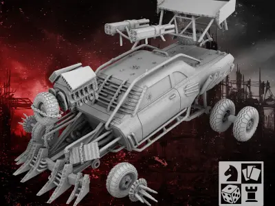 Mad car 2 3D print model