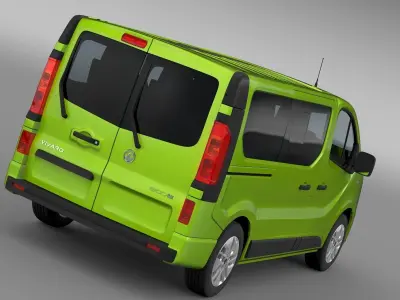 Vauxhall Vivaro EcoFlex 2017 3D model