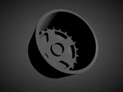 Fifteen52 Turbomac scalable and Printable rim 3D print model
