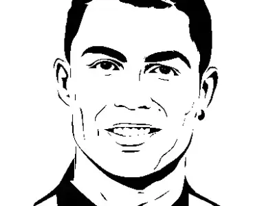 Cristiano Ronaldo Wall Decor Transform Your Room 3D model