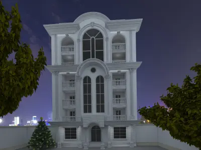 classic architecture 3D model