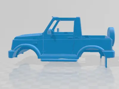 Suzuki Samurai Convertible - Body Car STL Model 3D print model