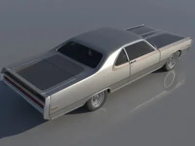 Chrysler 300 - 1970 3D print model
