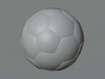 Soccer ball Free low-poly 3D model