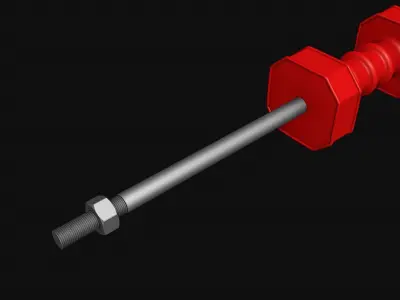 Reverse hammer body 3D model