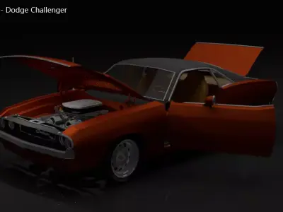 Dodge Challenger  3D model