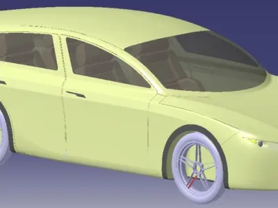 Station Wagon 3D model 3D model