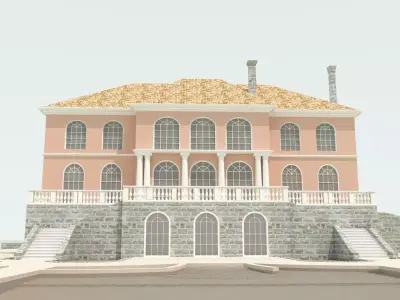 Big house Free 3D model
