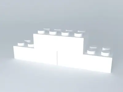 LEGO BRICKS LARGE DIMENSION Free 3D model