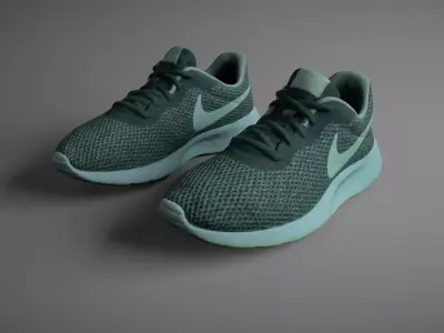 Pair of Sneakers Low-poly 3D model purchase