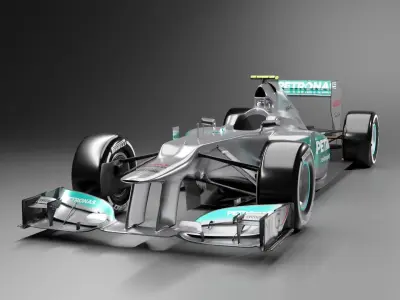 Mercedes F1 W03 2012 3D model