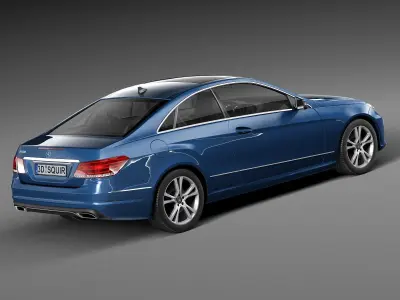 Mercedes-Benz E-Class Coupe 2015 3D model