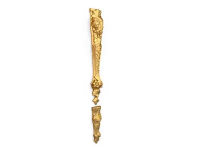 Classic carved decor ornament 387 3D model