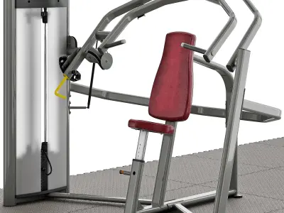 Sports trainer Life Fitness 4 3D model