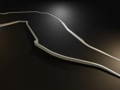 Imola Racing Circuit Conceptual 3D model