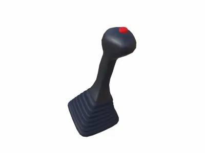 Gearshift Low-poly 3D model