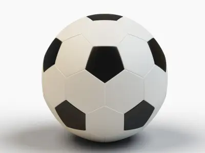 Soccerball soccer ball 3D model purchase