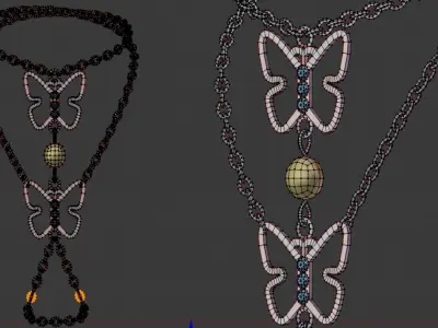 Hand jewelry 3D model