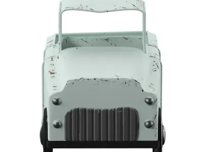 Catanzaro Vintage Country Farmhouse Style Metal Model Vehicle Low-poly 3D model