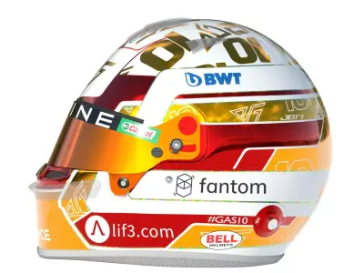 F1 Alpine Helmets 2023 3D model