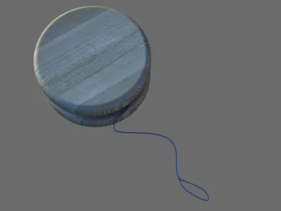 Yoyo wood 3D model