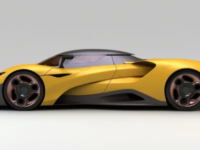 Supercar Sanca-3 3D model