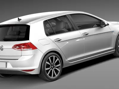 Volkswagen Golf GTE 2015 3D model