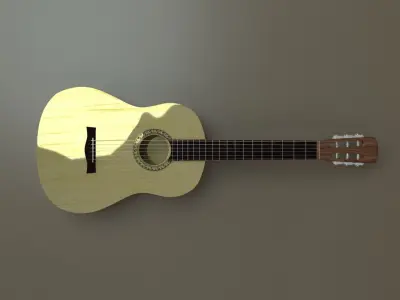 Acoustic Guitar 3D model