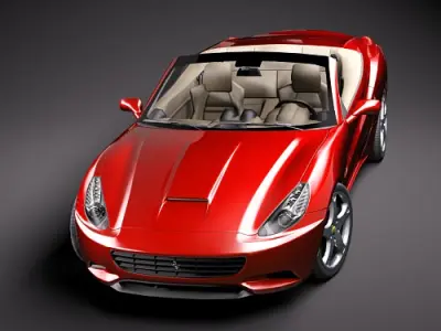 Ferrari California midp 3D model