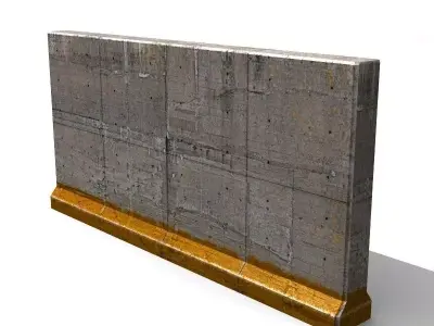 Concrete Wall Element 3D model
