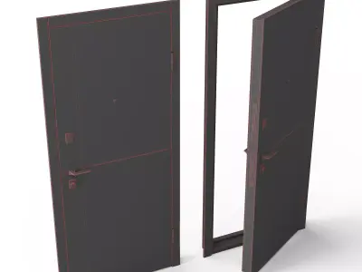 Yiele Door 3D model