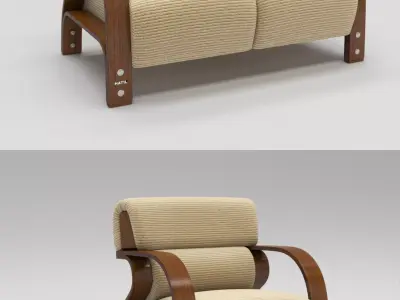 Dorris Sofa 3D model