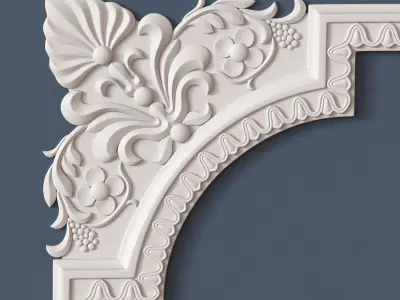 Molding Corner 3D model 2