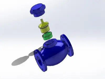 check valve  3D print model