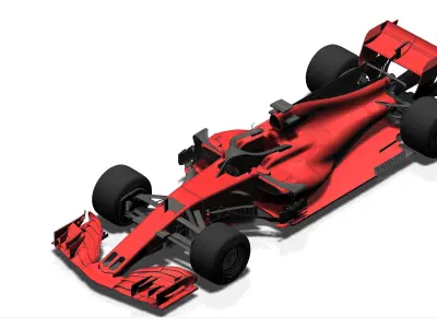 f1 2019 car 3D model