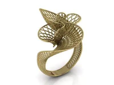 Ultra Vision Ring Jewelry 3D print model 37
