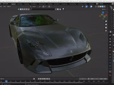 2024 Ferrari 812 Superfast Novitec N-Largo LEcarbon Edition 3D model
