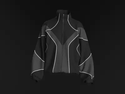 Jacket Sci-Fi CLO3D 3D model