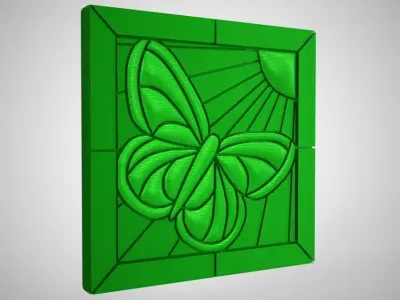 Butterfly Decor 3D print model