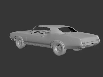 Oldsmobile Cutlass Supreme 1972  3D print model