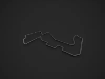 Marina Bay Street Circuit - Singapore 3D print model