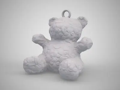 Candy Bear Ornament 3D print model