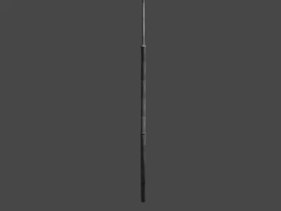 Streetlight street lamp Low-poly 3D model