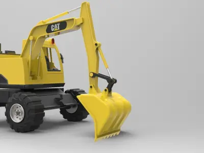 Excavator real toy 3D print model