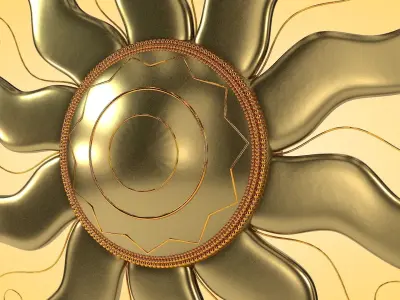 Sun - Wall Decoration 3D model