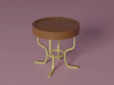 Fancy side table 3D model