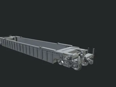 Flat Car 3D model