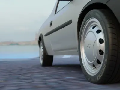 Pickup Corsa 1996 3D model