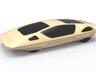 Ferrari Concept car 1970 Scale 1 to 24 3D print model